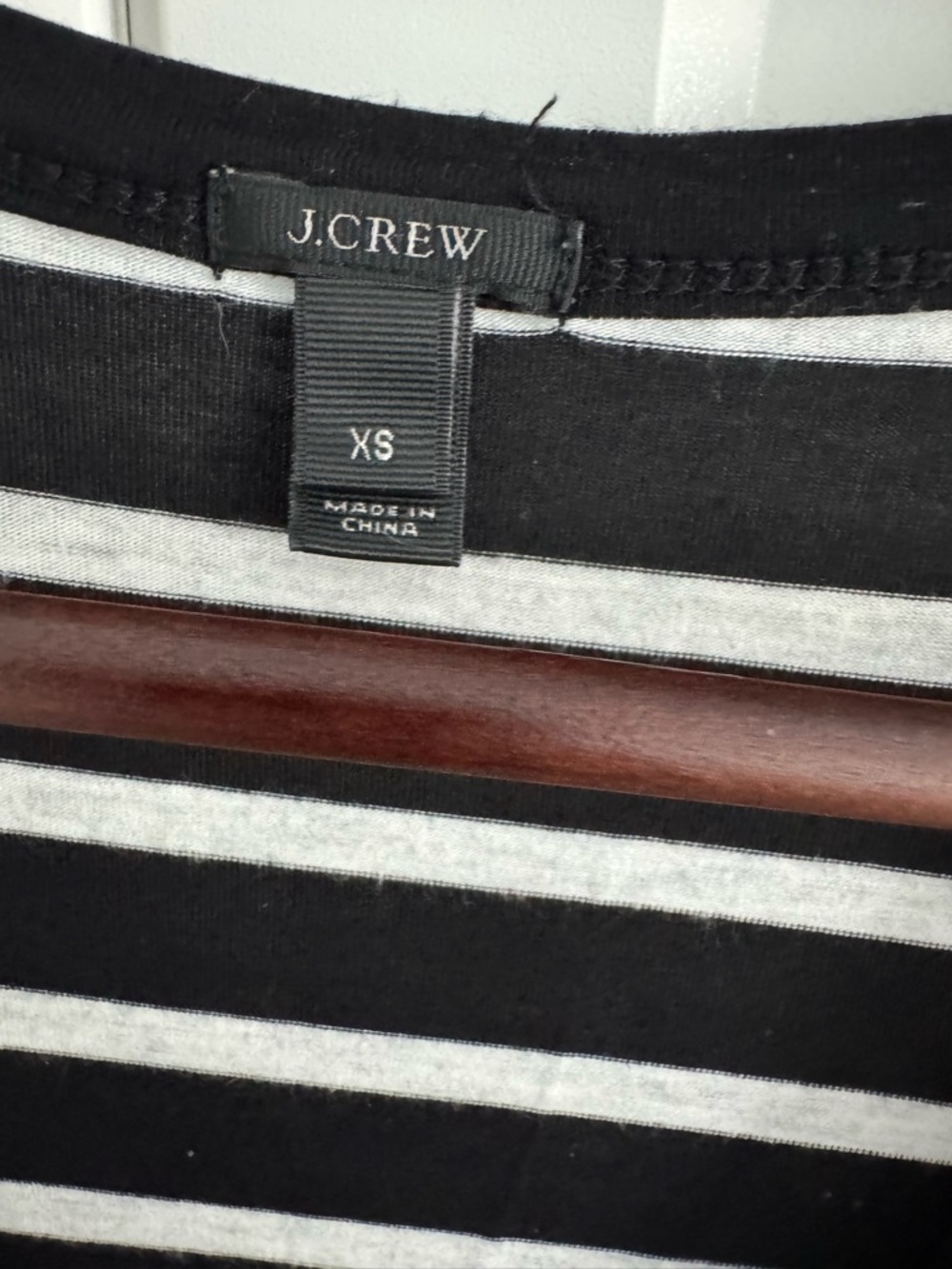 J. Crew Black and White Striped Sleeveless Maxi Dress - Picture 4 of 4